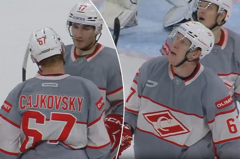 VIDEO: Michal Čajkovský kraľuje celej KHL. Slovenský obranca strelil ďalší gól