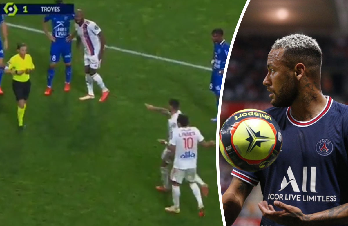 VIDEO: Futbalista Lyonu dostal za parádičku žltú kartu. Neymar reagoval!
