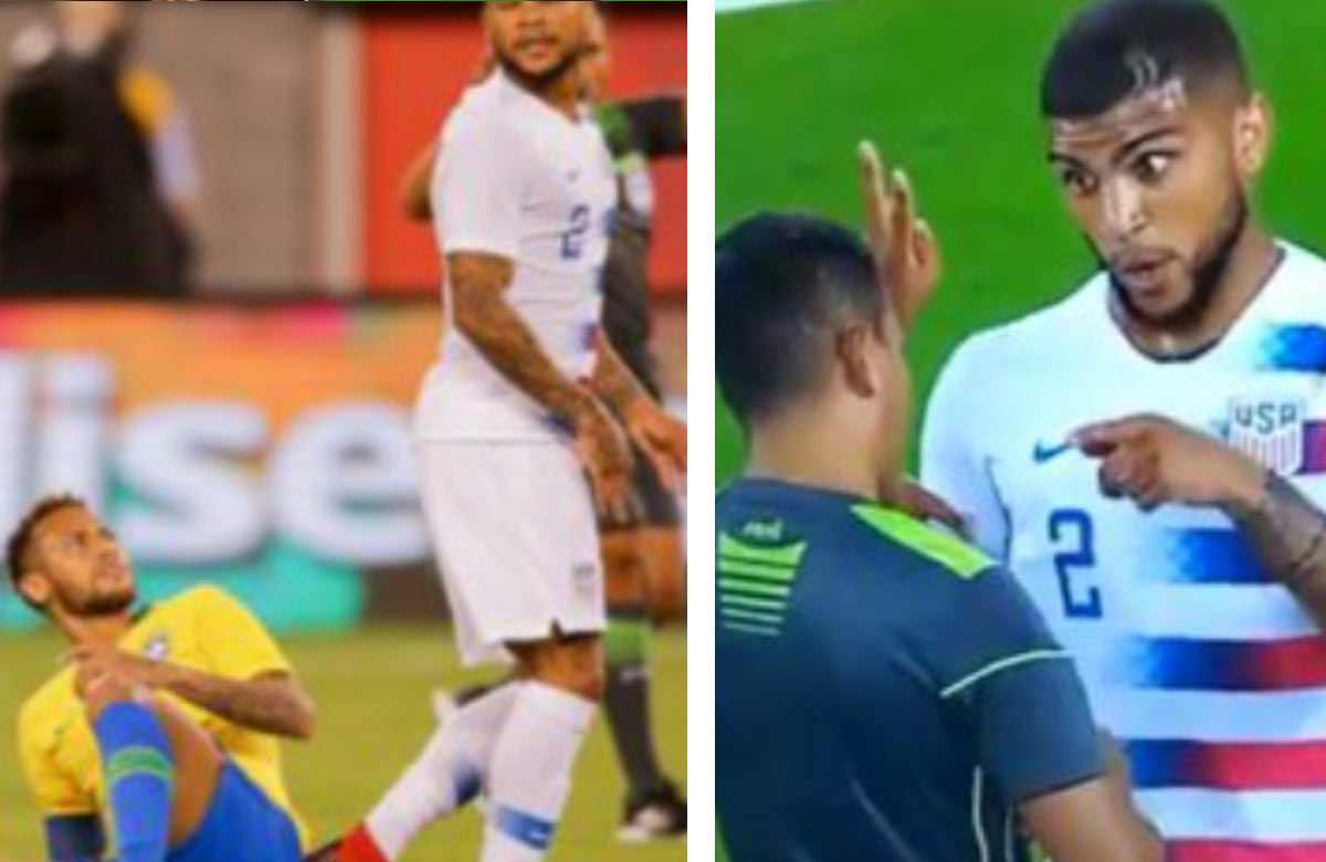 Američan smerom k rozhodcovi po faule na Neymara: Sledoval si Majstrovstvá Sveta? (VIDEO)