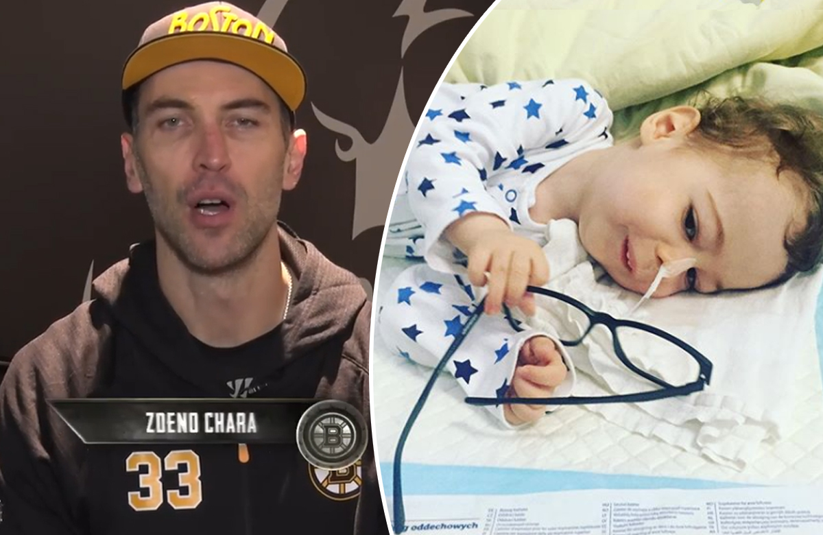 Úžasné gesto Cháru: Kapitán Bostonu prosí fanúšikov NHL o pomoc pre chorého Riška (VIDEO)