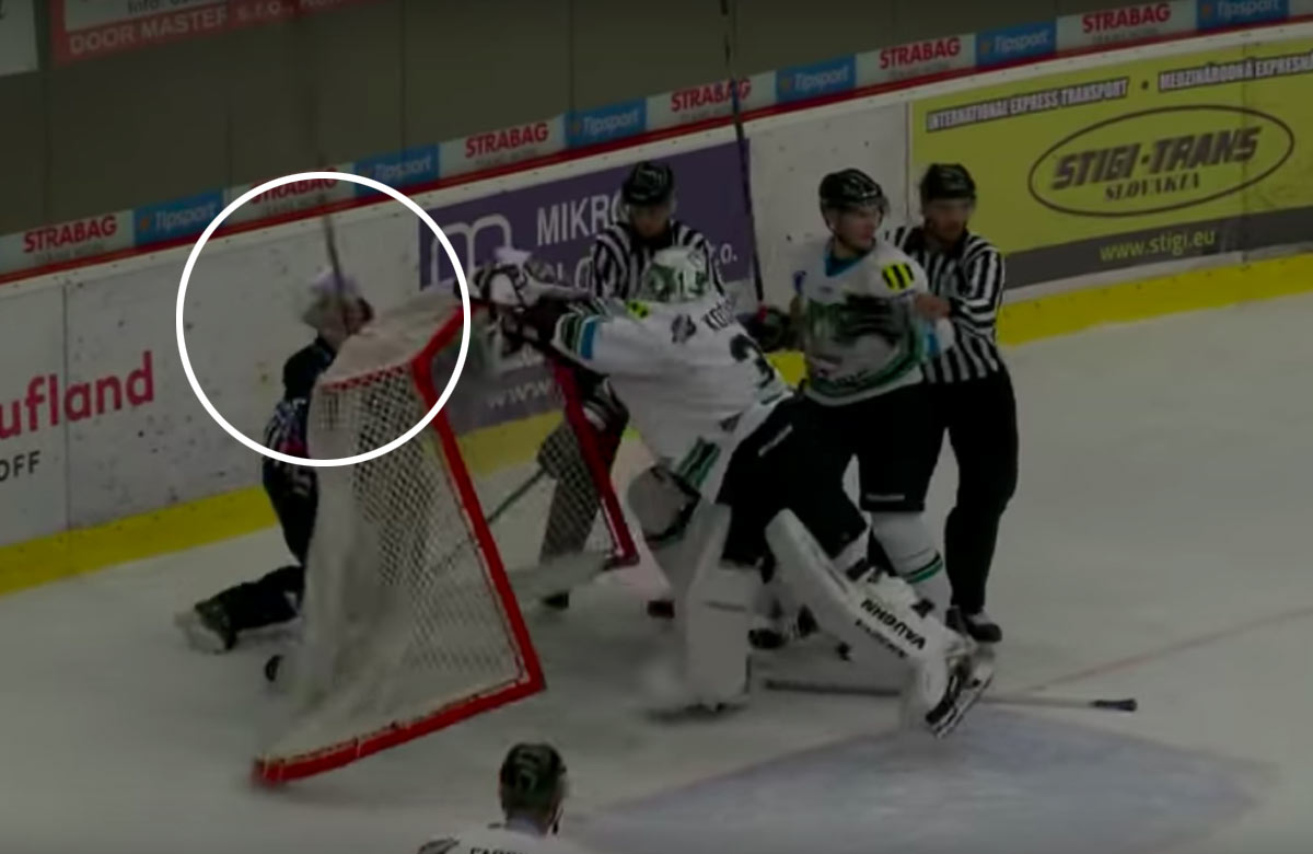 Brankár Nových Zámkov v prípravnom zápase hodil bránku do hlavy hráča Nitry! (VIDEO)