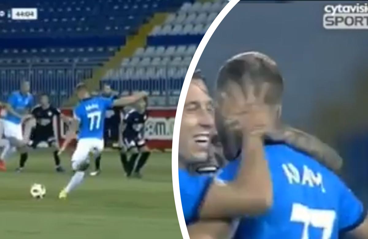 Adam Nemec strelil na Cypre fantastický gól z priameho kopu! (VIDEO)