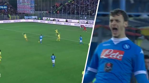 Hamšíkov spoluhráč Gabbiadini dnes proti Frosinone strelil nádherný gól! (VIDEO)