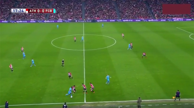 Fantastická tímová akcia Barcelony pri góle Munira do siete Bilbaa (VIDEO)