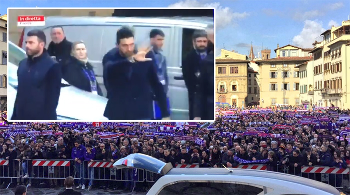 Vo Fiorentine sa lúčilo s kapitánom tisíce fanúšikov. Z Londýna okamžite dorazil aj Buffon so spoluhráčmi! (VIDEO)