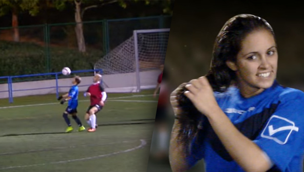 Profesionálna futbalistka sa prezliekla za muža a nastúpila na zápas! (VIDEO)