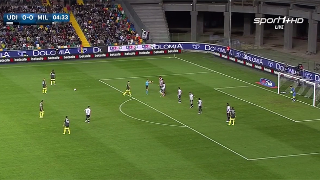 Mario Balotelli a jeho fantastický priamy kop v dnešnom zápase proti Udinese! (VIDEO)