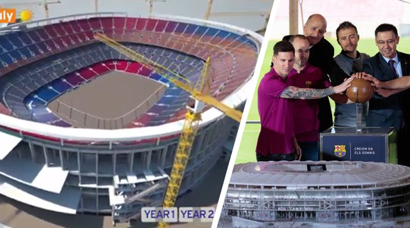 Barcelona zverejnila video z vizualizácie nového Nou Campu, vyzerá úchvatne! (VIDEO)