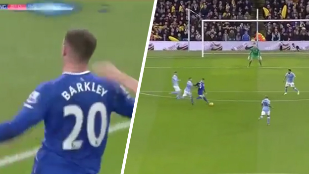 Talentovaný Ross Barkley perfektným gólom posielal Everton do vedenia nad Manchestrom City! (VIDEO)