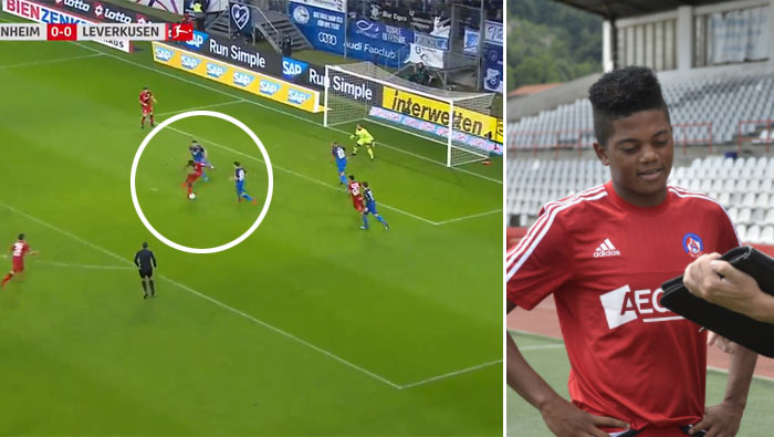 Bývalý futbalista Trenčína Leon Bailey strelil v bundeslige za Leverkusen fantastický gól pätičkou! (VIDEO)