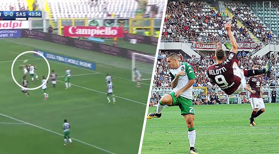 Taliansky supertalent Andrea Belotti strelil ďalší fantastický gól. Pozrite si jeho akrobatický kúsok v zápase Turína so Sassuolom! (VIDEO)