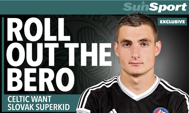 Britský denník The Sun píše o Berovi: Celtic chce zázračného chlapca zo Slovenska!