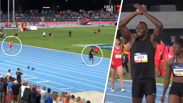 Usain Bolt a Asafa Powell neskutočným spôsobom zničili konkurenciu v zmiešanej štafete na 4x100 metrov! (VIDEO)