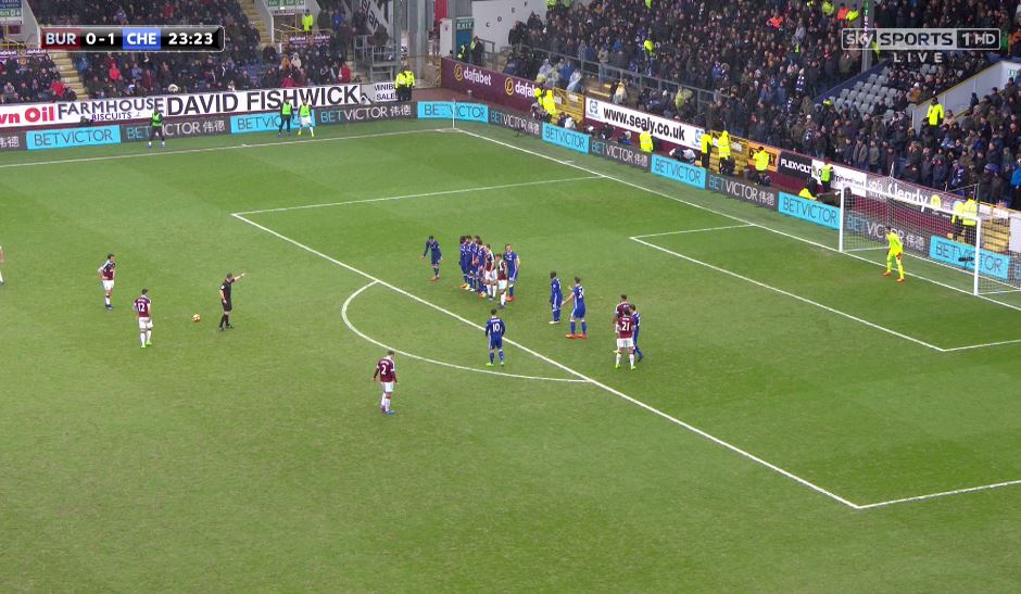 Chelsea stratila body s Burnley. O cennom bode pre domácich rozhodol takýto nechytateľný priamy kop! (VIDEO)