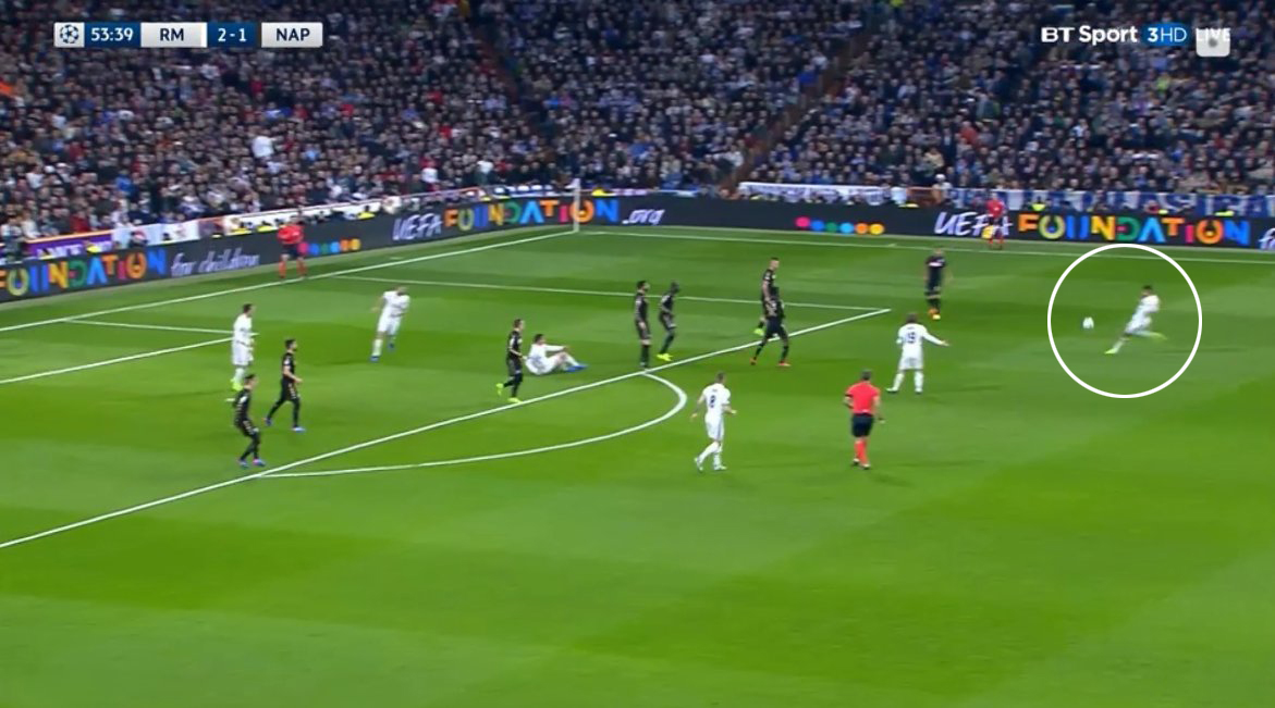 Casemiro a jeho exkluzívny volej v dnešnom zápase Realu Madrid s Neapolom! (VIDEO)