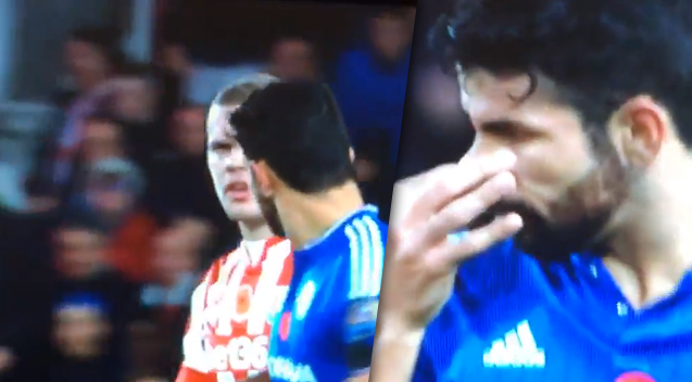 Nepoučiteľný Costa znovu provokoval: Hráčovi Stoke povedal počas zápasu, že smrdí! (VIDEO)