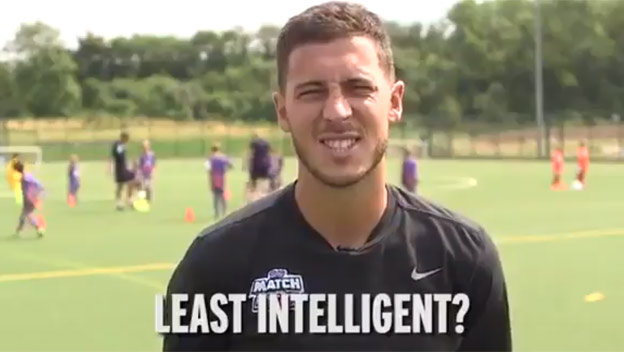 Eden Hazard o svojich spoluhráčoch: Najmenej inteligentný v Chelsea je Diego Costa! (VIDEO)