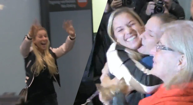 Dominika Cibulková je doma: Pozrite, ako ju vítal dav fanúšikov na letisku! (VIDEO)