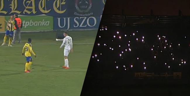 V Dunajskej Strede vypadlo osvetlenie, fans reagovali naozaj parádne! (VIDEO)