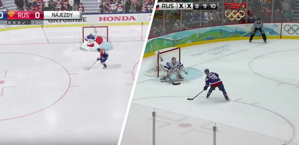 Keď sa vám v hre NHL17 podarí streliť legendárny gól z nájazdu a la Demitra v zápase s Ruskom! (VIDEO)