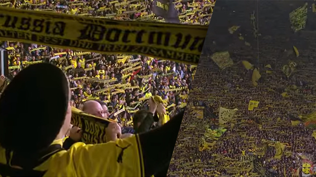You’ll never walk alone v podaní fanúšikov Dortmundu pred derby so Schalke (VIDEO)