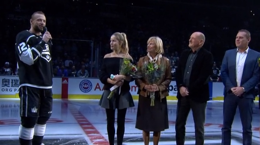 NHL si uctila Mariána Gáboríka a jeho 1000. zápas: Pred domácim duelom LA Kings mu pripravili slávnostný ceremoniál! (VIDEO)