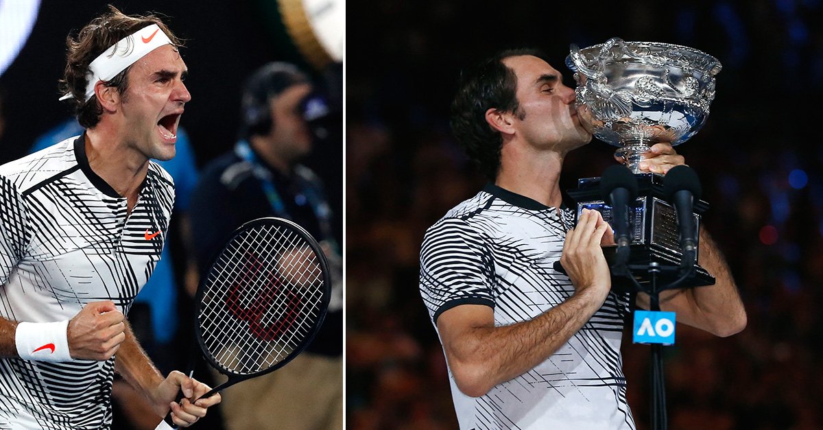 Roger Federer sa po víťaznom údere vo finále Australian Open neubránil slzám. Pozrite si jeho spontánnu radosť! (VIDEO)