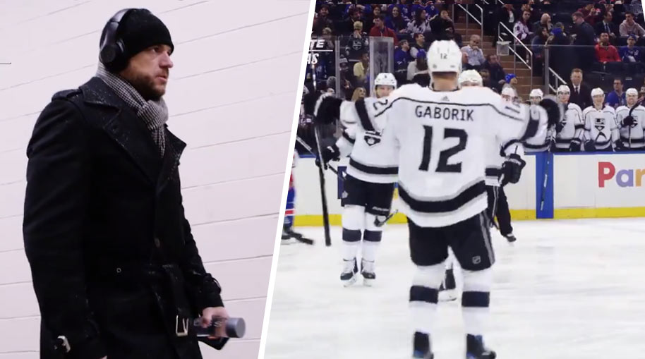 Gáborík mal na sebe počas 1000. zápasu v NHL mikrofón. Pozrite si výsledok! (VIDEO)