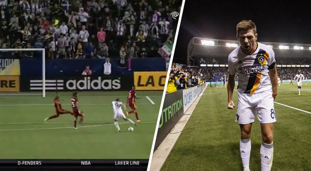 Steven Gerrard sa v americkej MLS parádne pohral s obranou súpera a skóroval! (VIDEO)