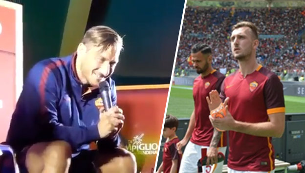 Gyömbér skvelo zapadol do kabíny AS Rím. Francesco Totti o ňom spieva pesničku na námestí! (VIDEO)