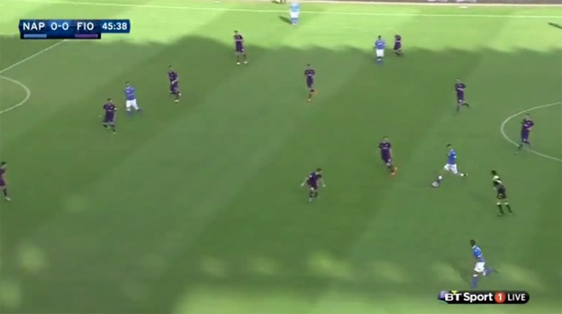 Hamšík a jeho dokonalá prihrávka pri góle Neapolu proti Fiorentine (VIDEO)