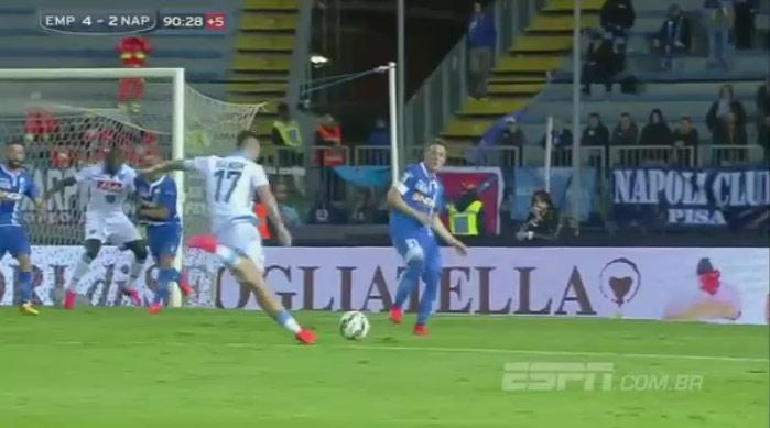 Marek Hamšík a jeho pekná gólová strela proti Empoli