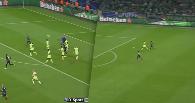 Joe Hart a jeho pohotový výkop na Aguera v zápase s Mönchengladbachom (VIDEO)