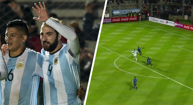 Inštinkt zabijáka: Higuaínov parádny gól v drese Argentíny proti Hondurasu! (VIDEO)