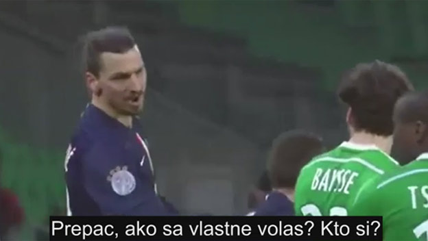 Ibrahimovič sa vysmial súperovi: Kto si, ako sa vlastne voláš?