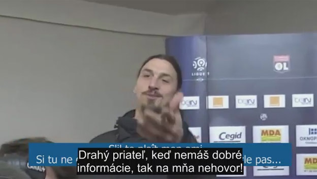 Zlatan sa znovu rozčúlil: Novinár si tentoraz pomýlil informácie!