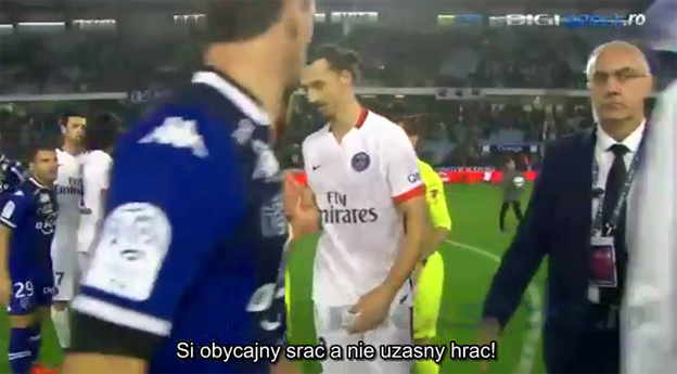 Hráč Bastie vynadal po zápase Ibrahimovičovi: Si obyčajný sráč, ktorý nevie nikoho rešpektovať! (VIDEO)
