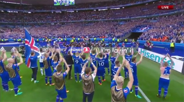Pre toto sa robí futbal: 8% populácie Islandu ďakovalo hráčom za postup do osemfinále ME 2016! (VIDEO)