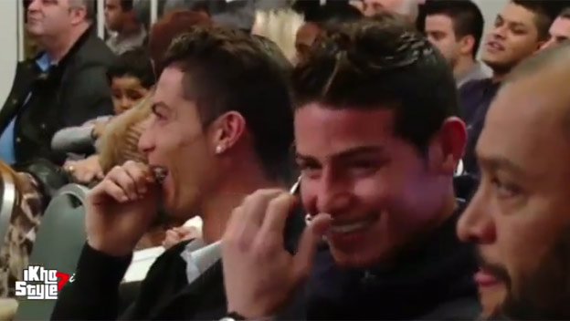Ronaldo s Jamesom sa takmer rozplakali od smiechu