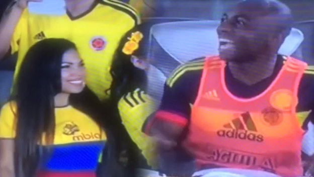 Tri krásne fanúšičky Kolumbie poriadne rozrušili náhradníka na lavičke