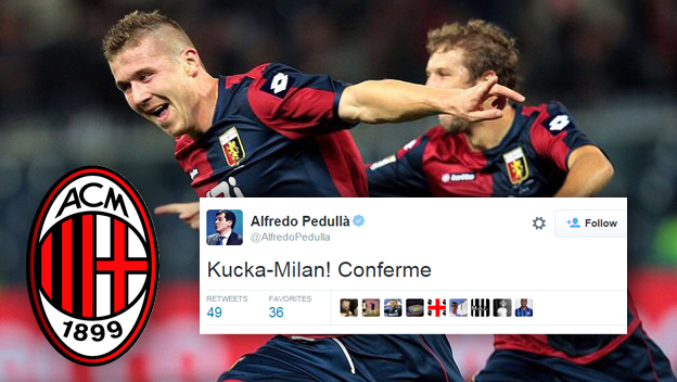 Juraj Kucka prestupuje do AC Miláno! (Sky Sport)