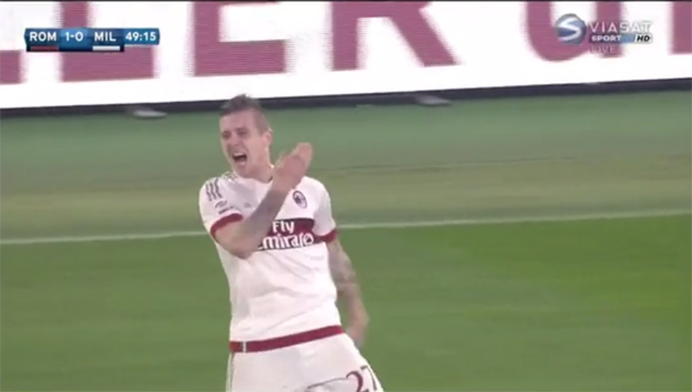 Paráda! Juraj Kucka dáva prvý gól za AC Miláno, trafil sa proti AS Rím! (VIDEO)