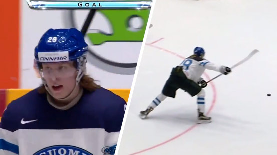18-ročný supertalent Fínska Patrik Laine strelil proti Bielorusku 2 góly! (VIDEO)