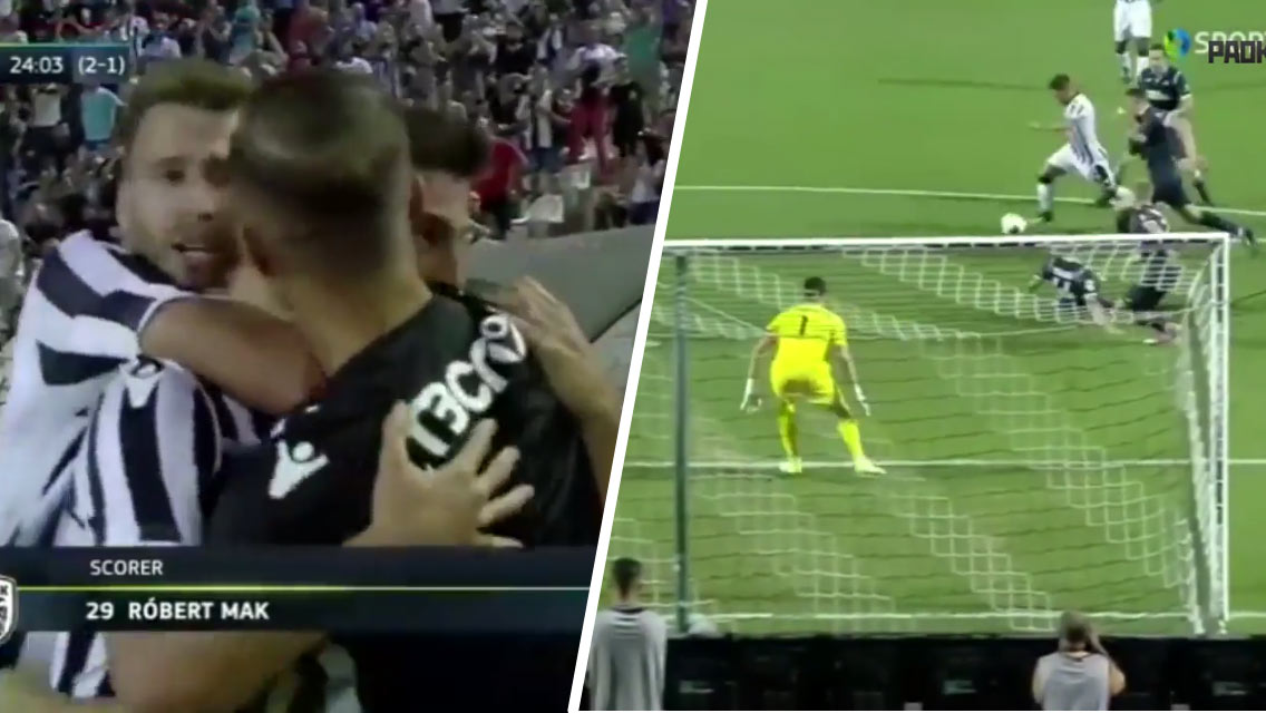 Robo Mak fantastickým gólom rozhodol o postupe PAOKu v Európskej lige! (VIDEO)