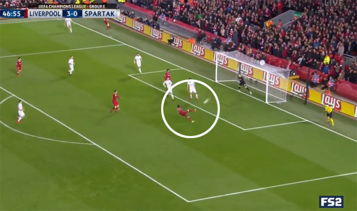 Sadio Mané a jeho nechytateľný volej pri kanonáde Liverpoolu so Spartakom Moskva (VIDEO)