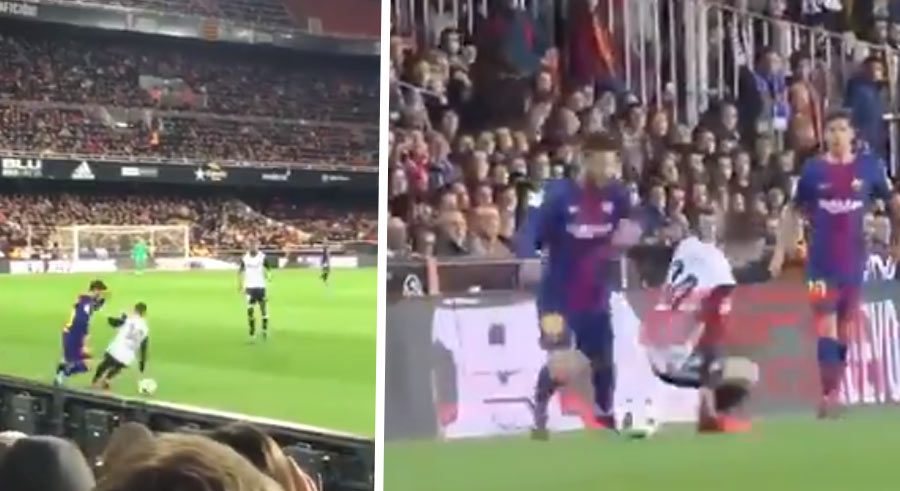 Messi znovu predviedol svoju genialitu: Futbalisti Valencie včera doslova padali na zadok! (VIDEO)