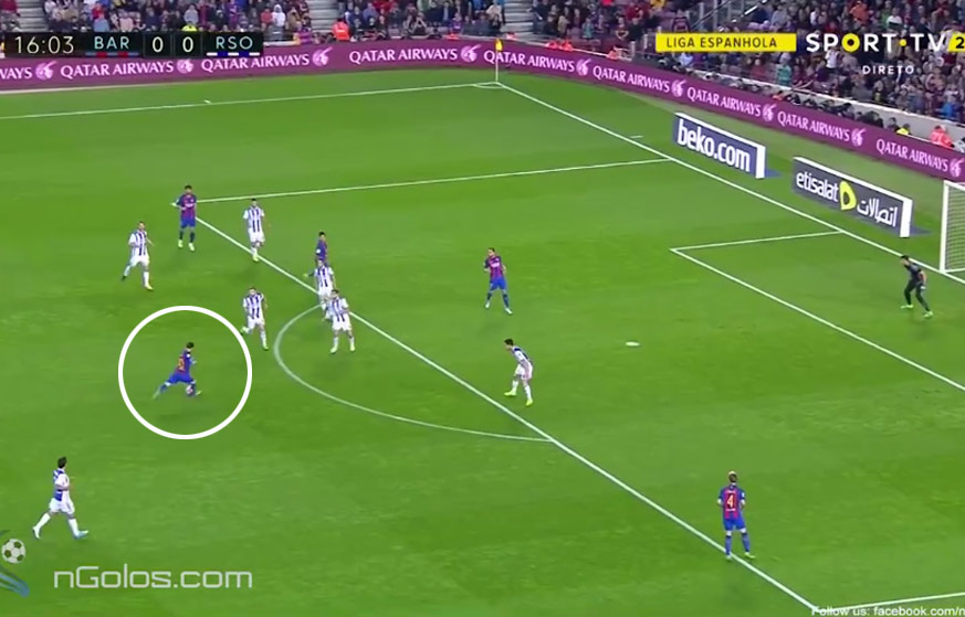Messi a jeho parádna gólová strela z 20-tich metrov proti Realu Sociedad (VIDEO)