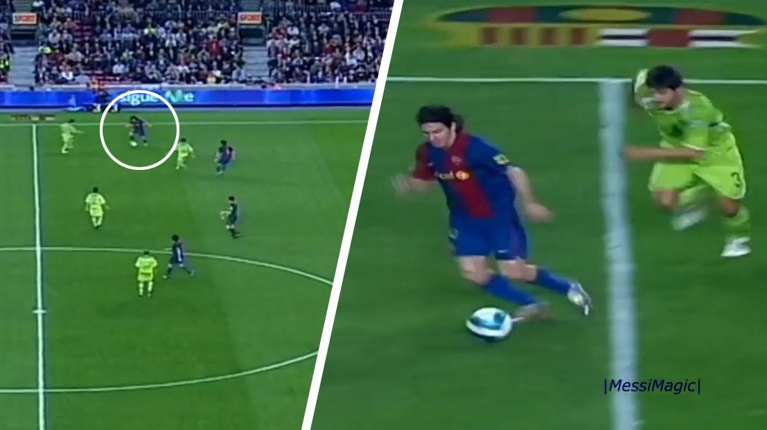 10 rokov dozadu strelil Messi tento neuveriteľný gól po sólo od polovice proti Getafe! (VIDEO)