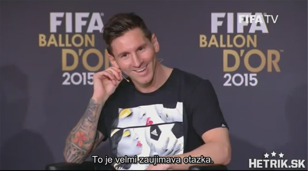 Messi dostal na tlačovke zaujímavú otázku: 5 zlatých lôpt alebo titul Majstra sveta? (VIDEO + TITULKY)