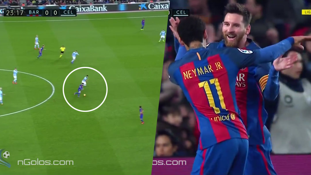 Messiho nechytateľný priamy kop z 25 metrov proti Celte Vigo (VIDEO)